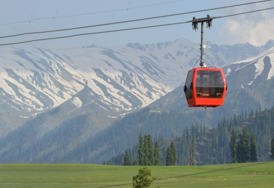 Gulmarg gondola  booking kashmir tour package jammu and kashmir india