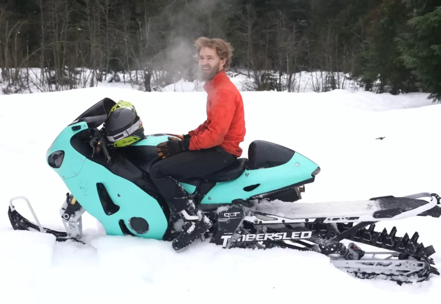 Snow bike ride in kashmir kashmir traveler