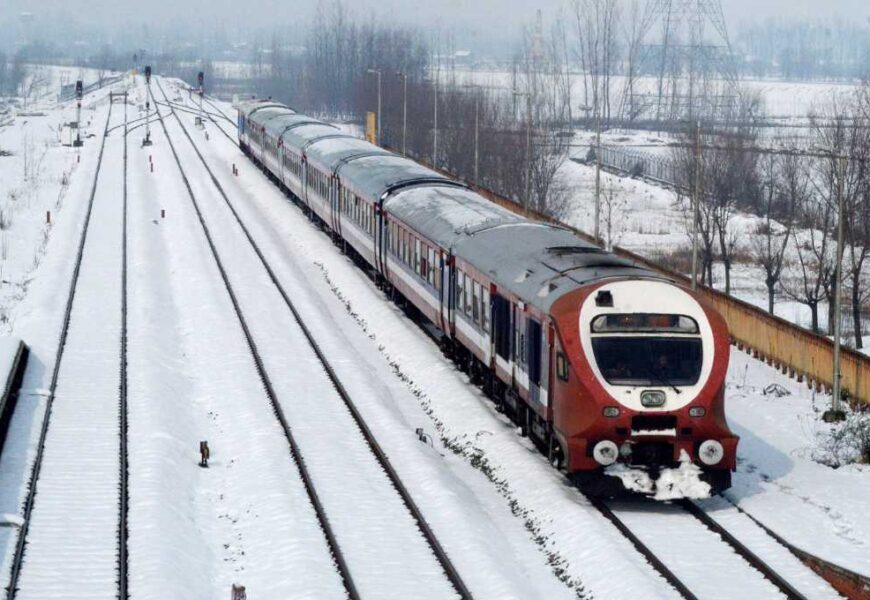 A Scenic Journey: The Train Ride from Srinagar to Banihal